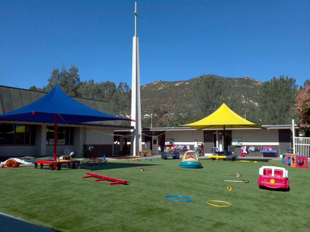 Commercial Playground Artificial Turf Install in Temecula CA