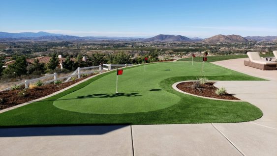 Temecula CA Putting Green Install by Prolawn