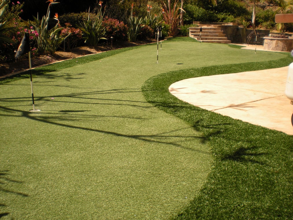 Poway CA Synthetic Putting Green by ProLawn