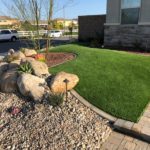 Murrieta CA Front Yard Landscape and Artificial Turf by ProLawn