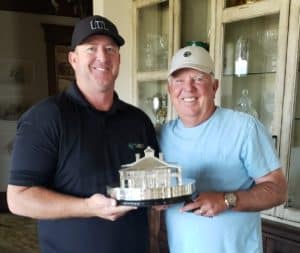 President of ProLawn with Professional Golfer, Mike Omeara