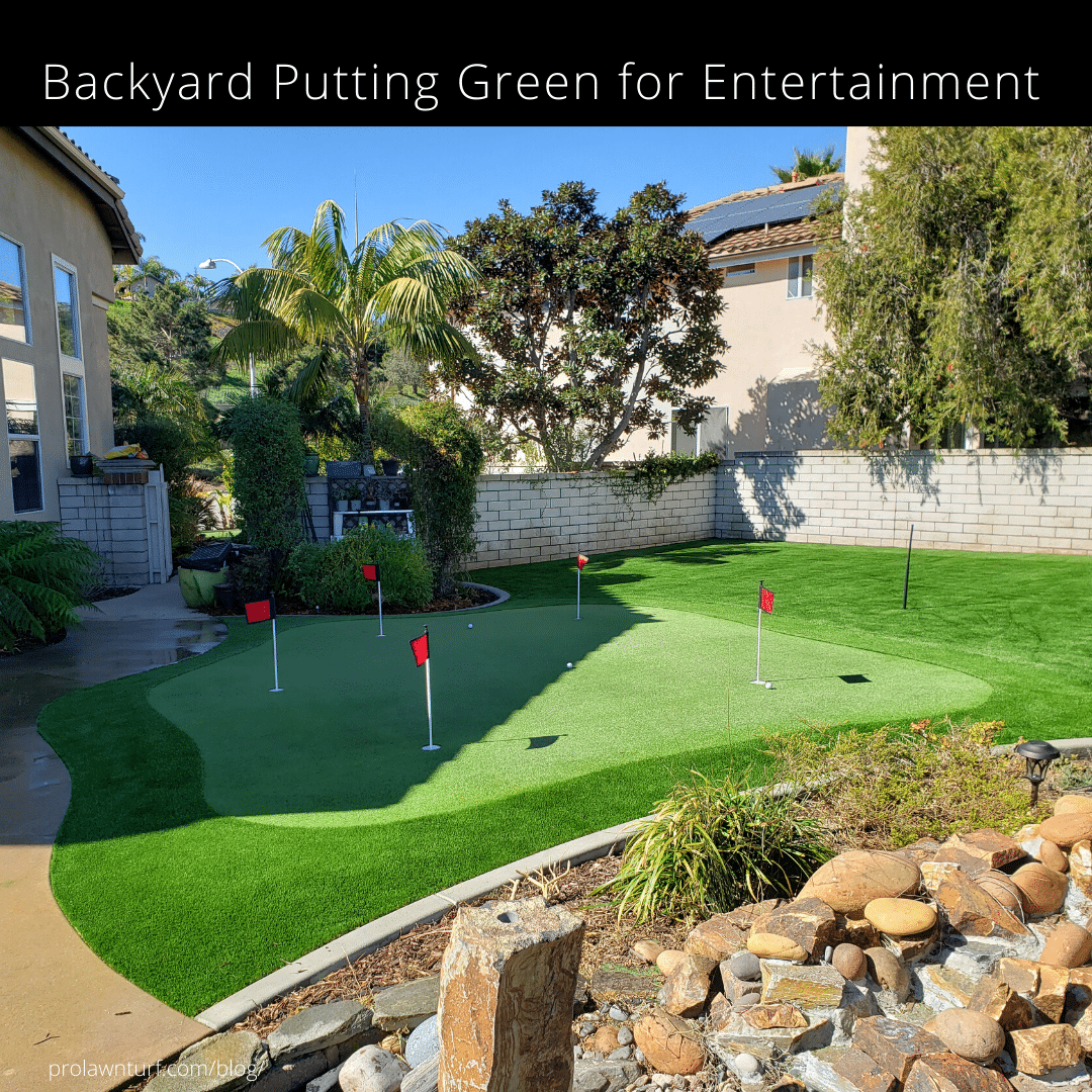 Prolawn Turf Backyard Putting Green For Entertainment Prolawn Turf