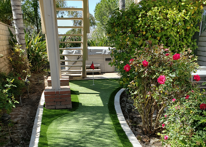 A customized golf turf project by ProLawn Turf